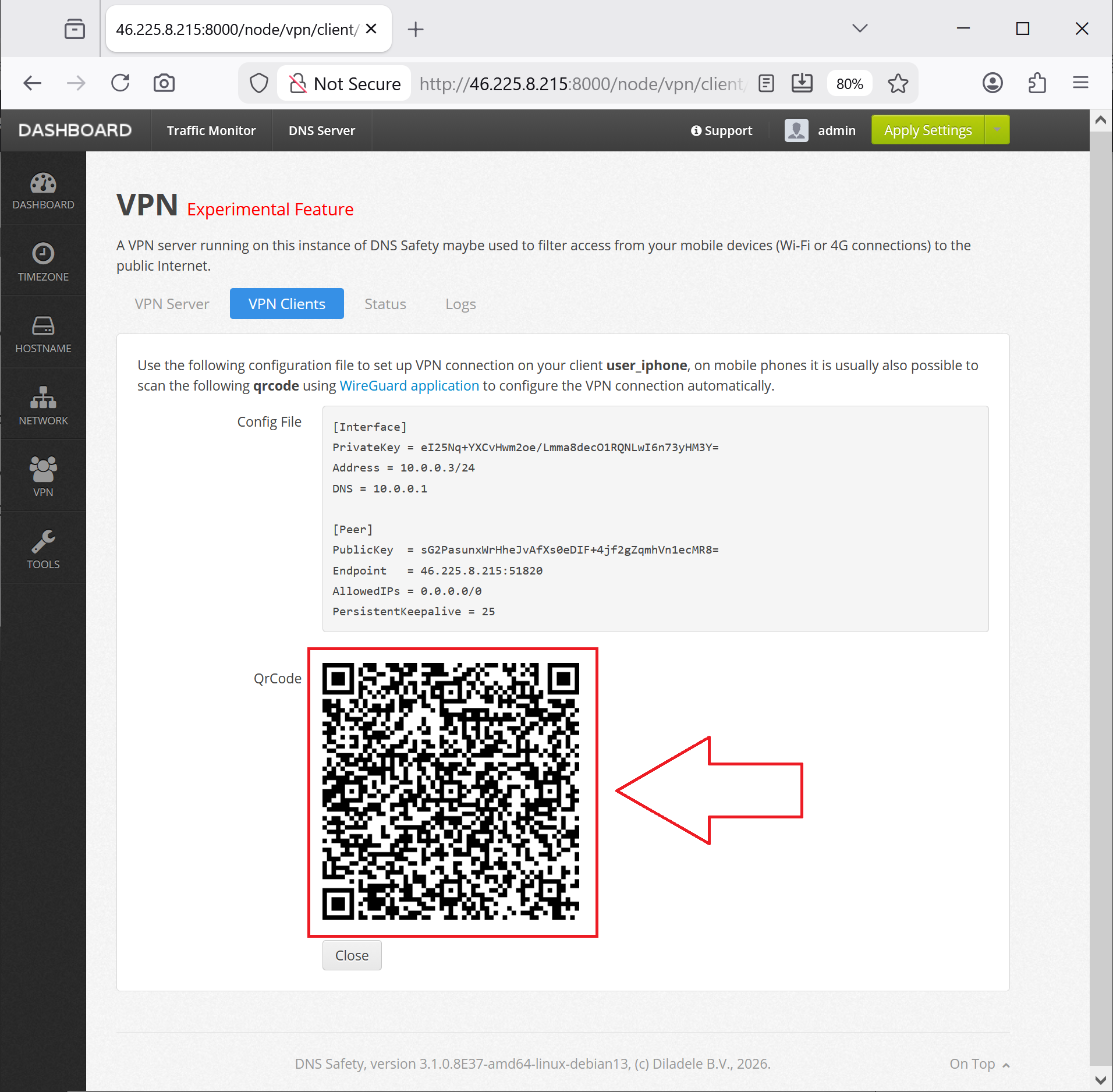 Scan the QrCode