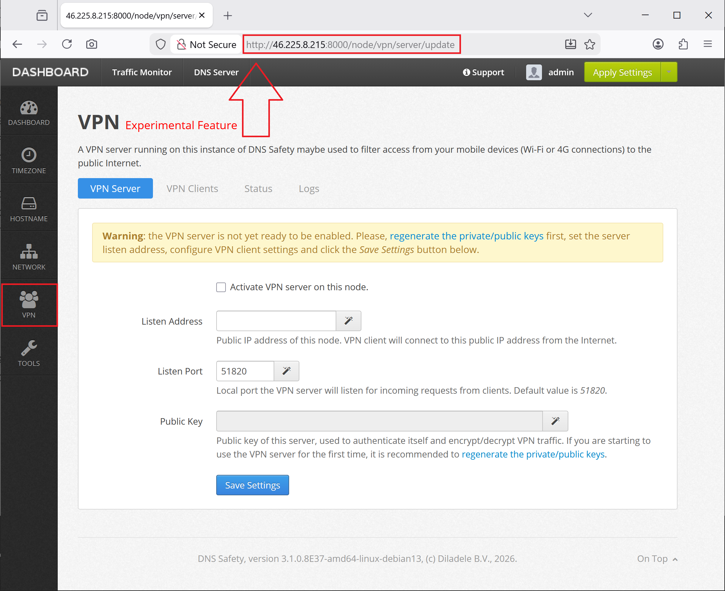 Select VPN Node