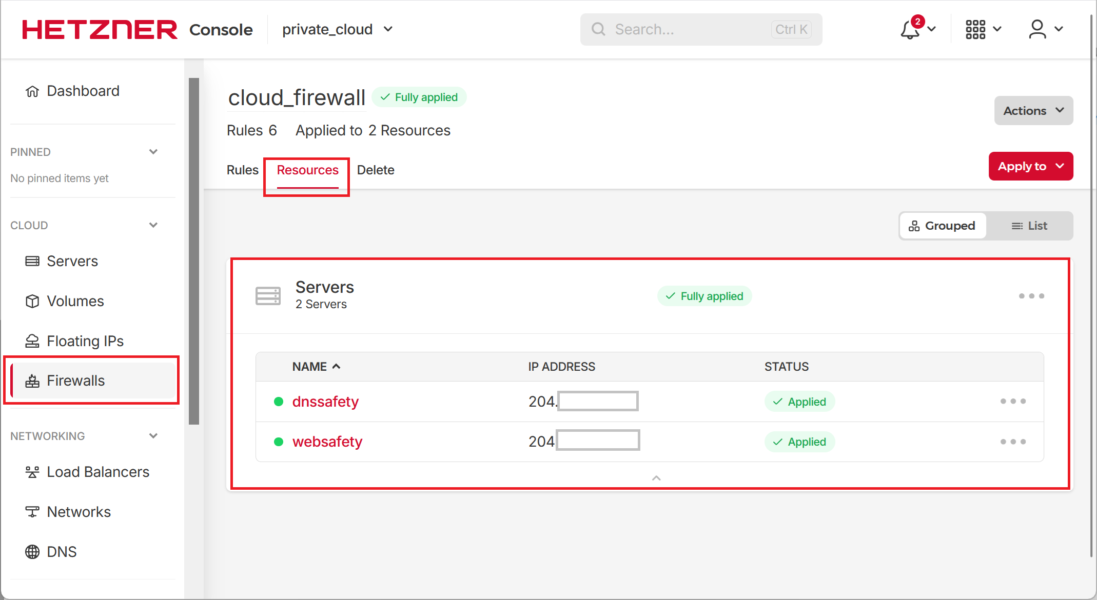 Web Safety Firewall Applied