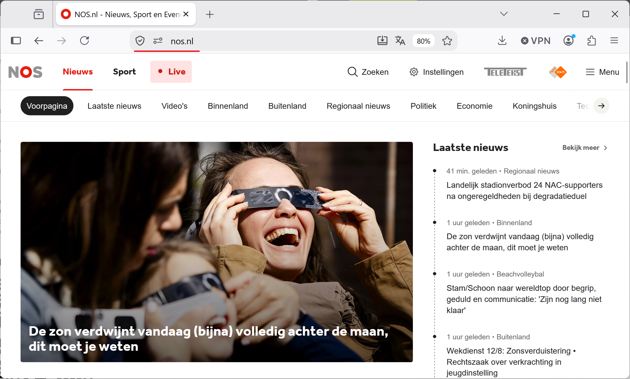 NOS via Web Safety Cloud