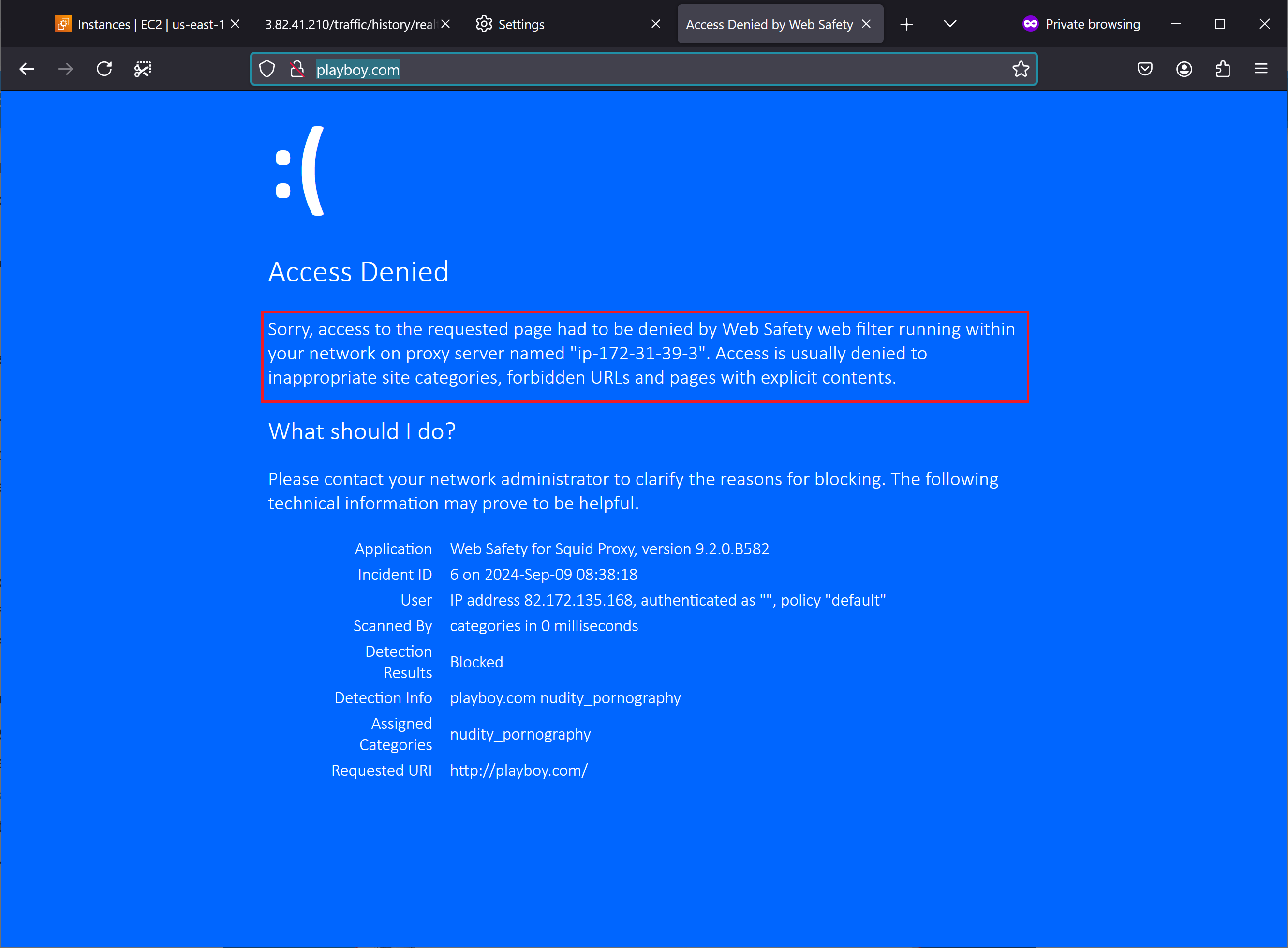 Access Denied HTTP