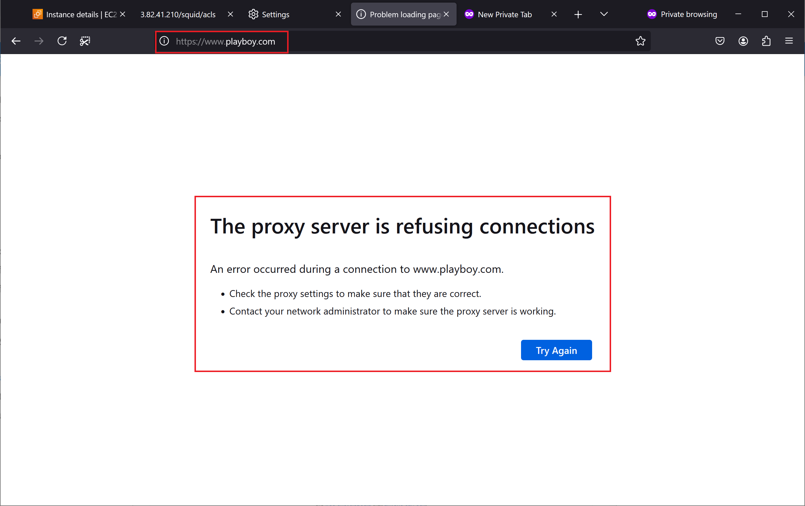 Access Denied HTTPS